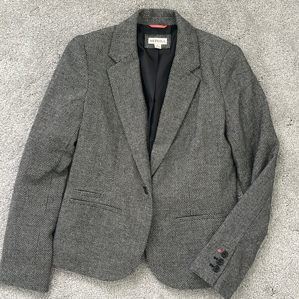 Merona Gray Women’s Wool Jacket
